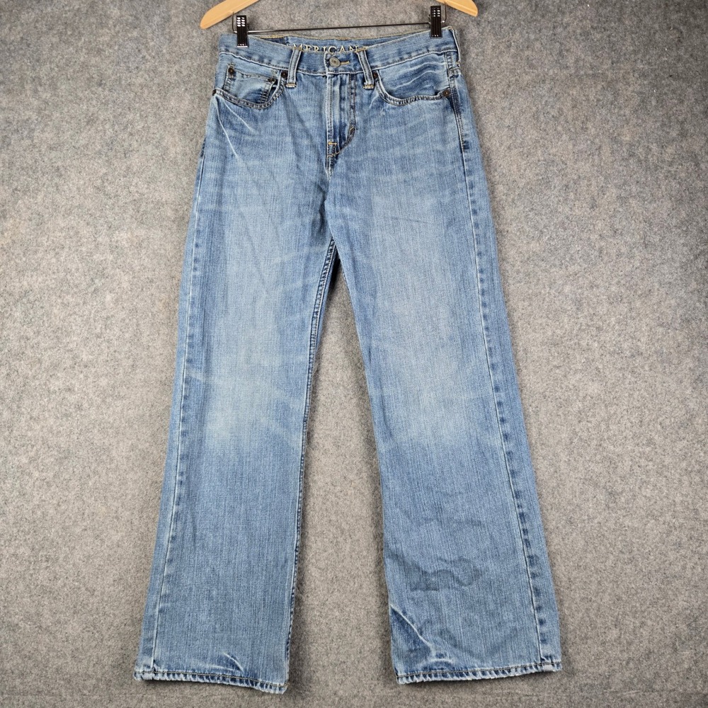 American Eagle Bootcut Jeans Mens 28x30 Blue Denim Y2K Skater Grunge 90s Vintage